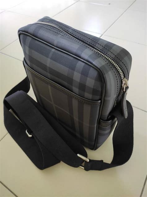 burberry mens sling bag|burberry messenger bag men's.